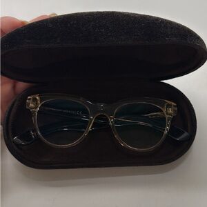 Stylish Clear and Gold Tom Ford Women's Glasses